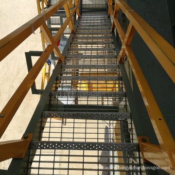 Galvanized Stair Treads with perforated metal anti slip stair treads